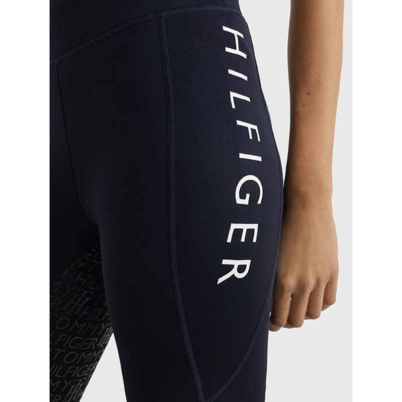 Tommy Hilfiger Full Seat Performance Flag Leggings - Desert Sky-4